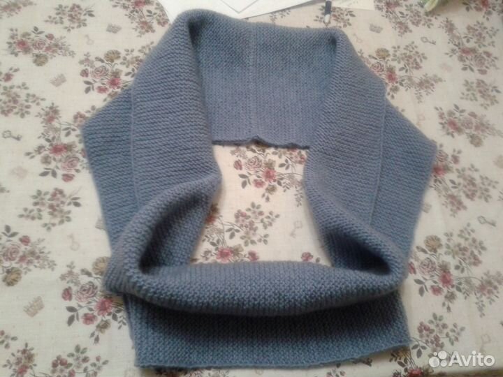 Новый вязанный снуд