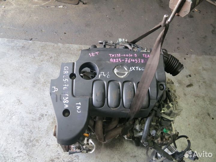 Двигатель QR25DE на nissan teana J32 Япония