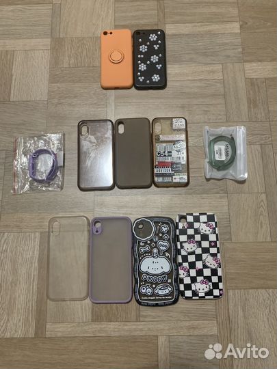 Чехлы на iPhone 8, XR, X ремешок на mi bend 5/6