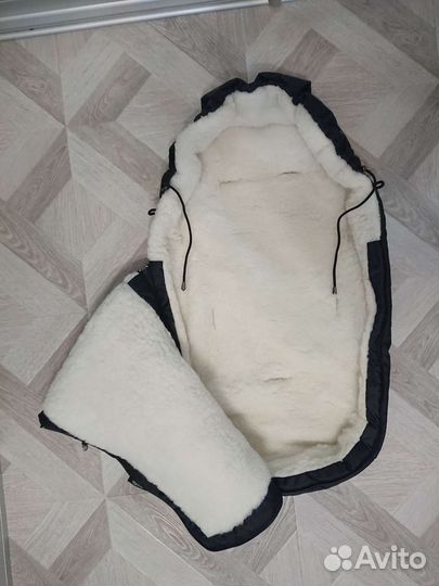 Зимний конверт в коляску