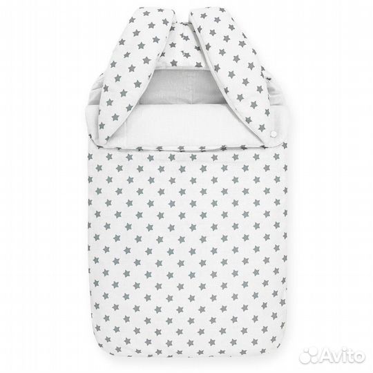 Конверт Звезды на Белом Бязь Деми