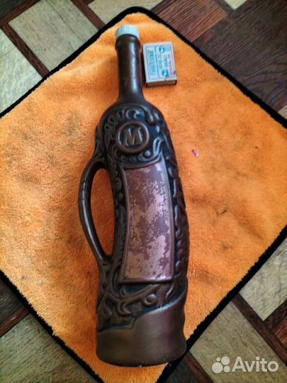 Бутылка керамическая