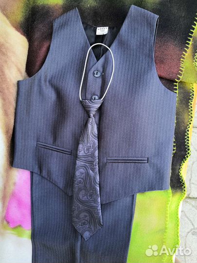 Школьная форма для мальчика 122 серая