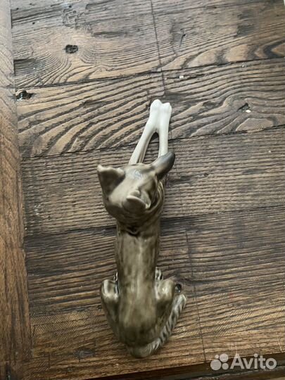 Фарфоровая статуэтка овчарка СССР