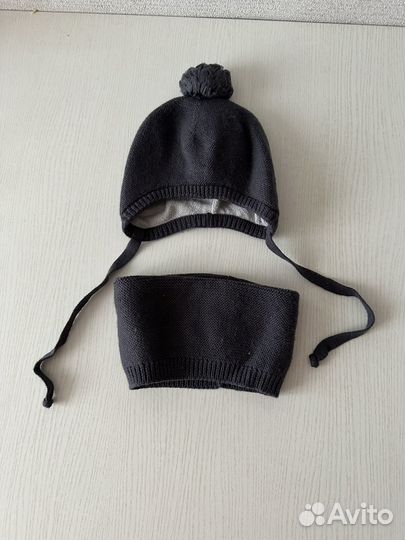 Комплект шапка и снуд