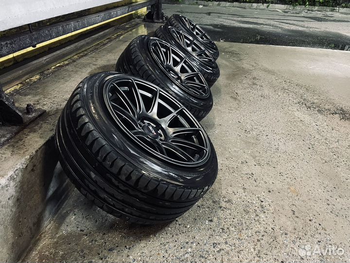 Диски xxr527 r17 5x114.3(с резиной)