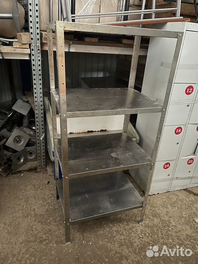 Стеллаж из нержавеющей стали 80/60/180