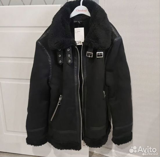 Дубленка авиатор H&M новая