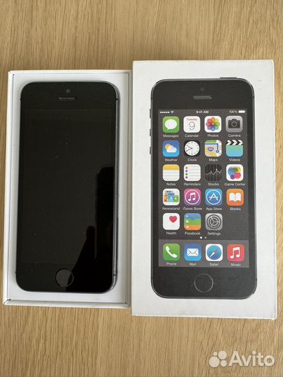 Смартфон Apple iPhone 5S 16 гб, 1 SIM, черный