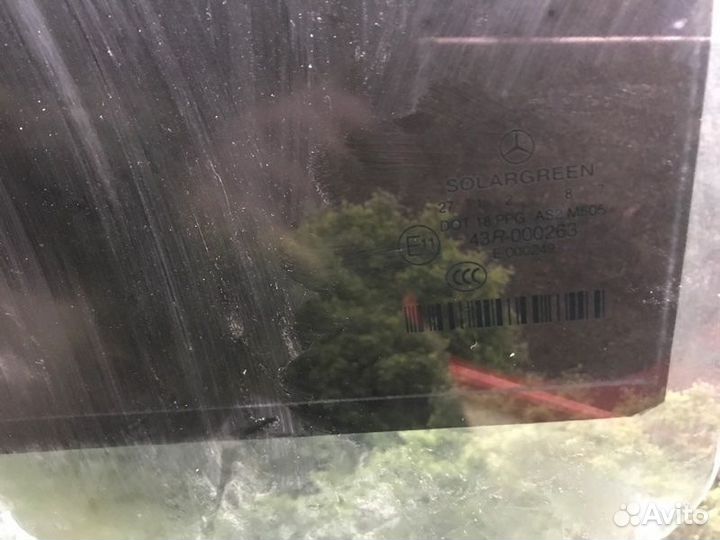 Стекло заднее заднее левое Mercedes S-Class W221