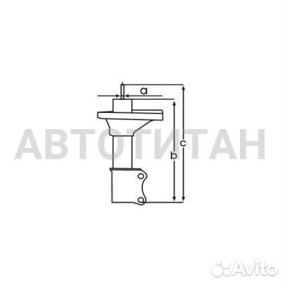 Стойка амортизационная - Excel-G перед прав Toyota
