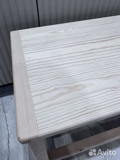 Скамейка-обувница из массива