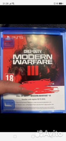 Call of duty Modern warfare 3 PS5 цифровой код