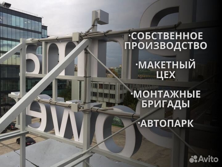 Изготовление рекламных вывесок