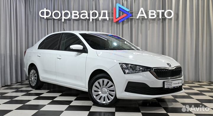 Skoda Rapid 1.6 AT, 2021, 75 500 км