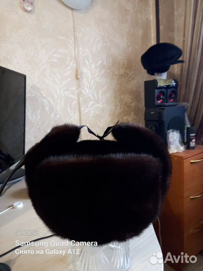 Норковая шапка мужская