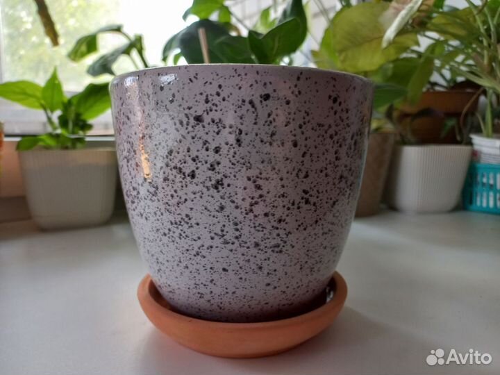 Керамические горшки для цветов 1 л 0,5 л терракот
