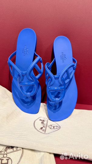 Пляжные тапки Hermes