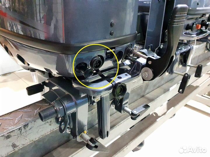 Разъём электрический (розетка) для Yamaha 9.9, 15