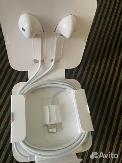 Наушники apple с переходником