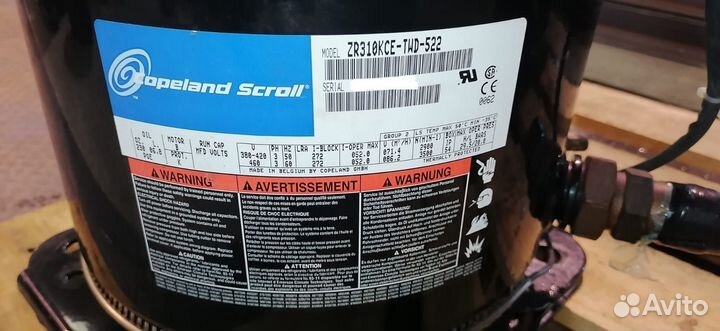 Компрессор Copeland ZR 310KCE-TWD-522, спиральный