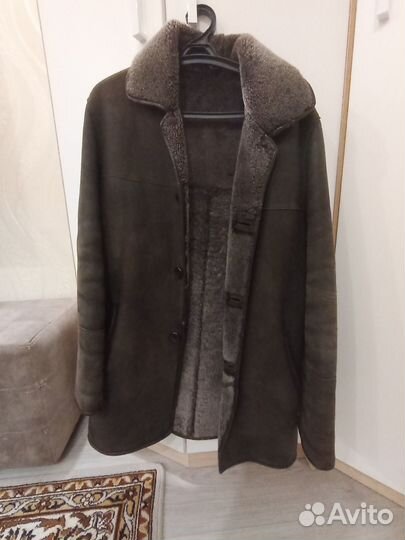 Мужская натуральная дубленка
