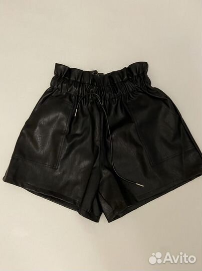 Шорты эко кожа