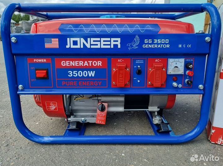 Генератор бензиновый jonser GG 3500
