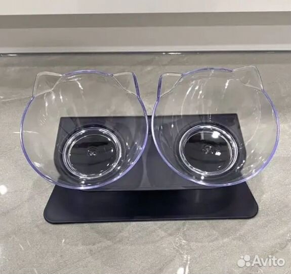 Миски на подставке для кошек и собак