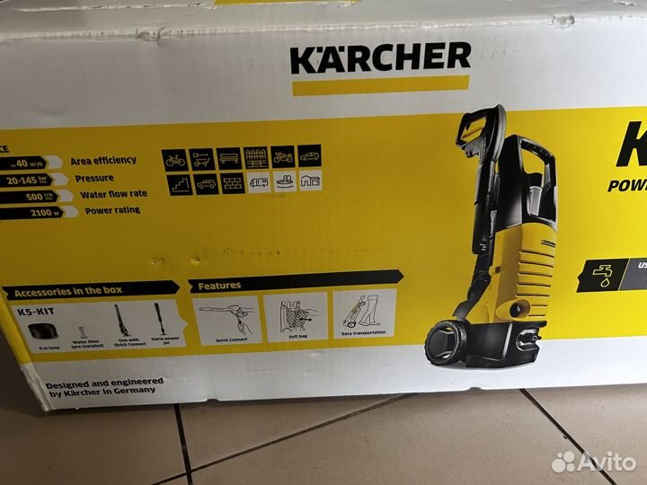 Новая мойка высокого давления Керхер К5