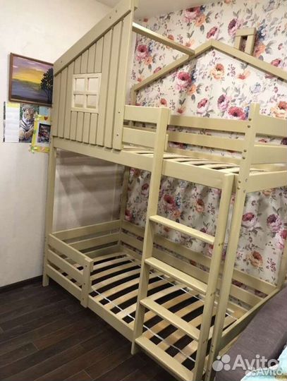 Кровать детская двухъярусная - Я новый