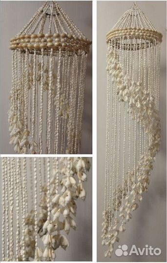 Люстра ручной работы из Ракушки Италия Флоренция