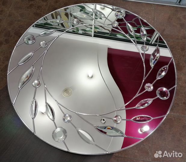 Зеркало витражное ручной работы