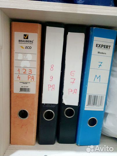 Папка-регистратор с металлическим скоросшивателем