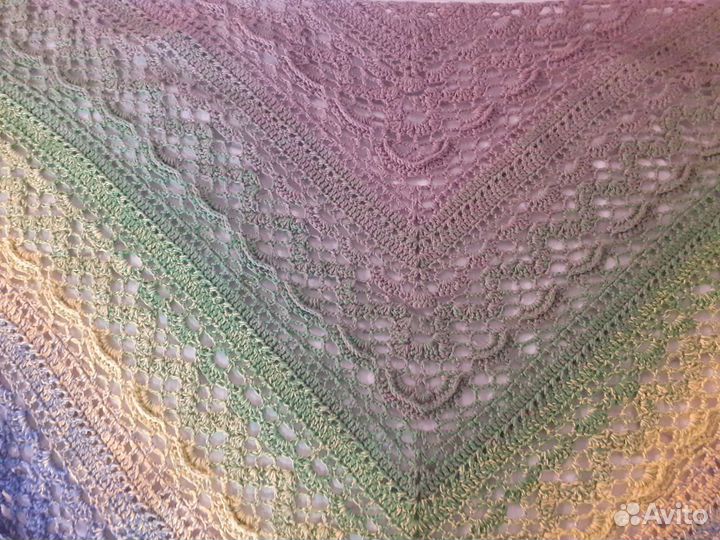 Платок шаль бактус хлопок