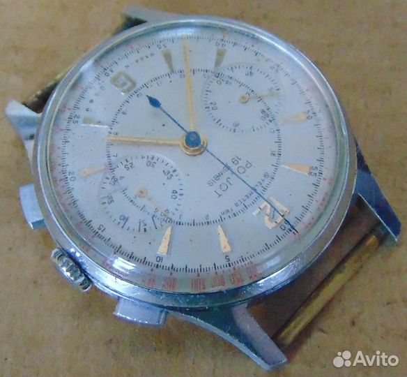 Часы СССР хронограф №06937 Полет. poljot 19 к