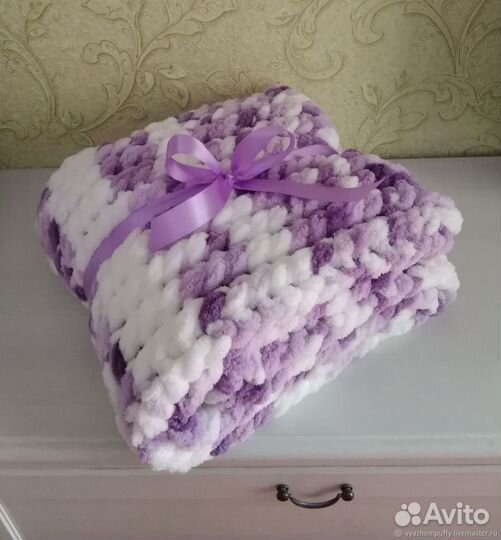 Плюшевый плед для новорождённых и не только