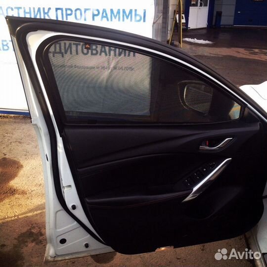 Производство автошторки на Mazda 6