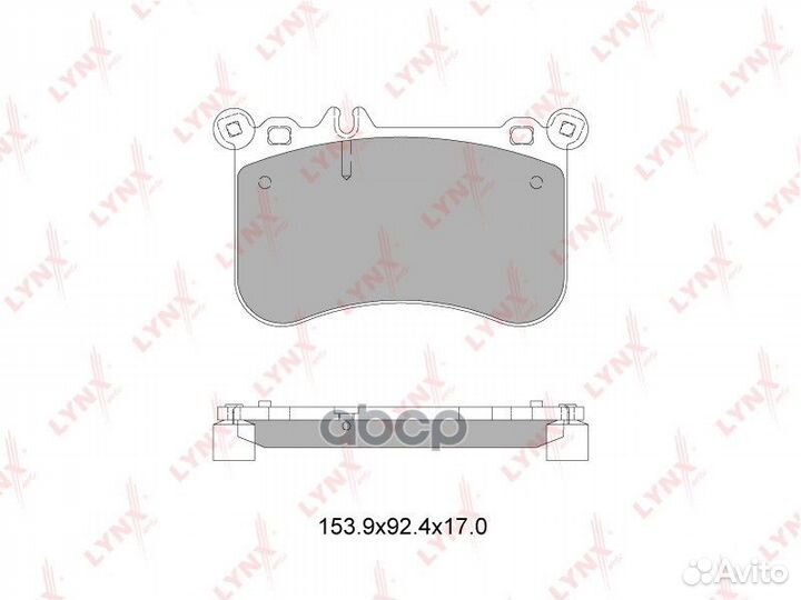 Колодки тормозные дисковые перед BD5355 LYN
