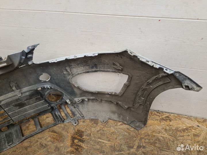 Kia rio x-line бампер передний неоригинал