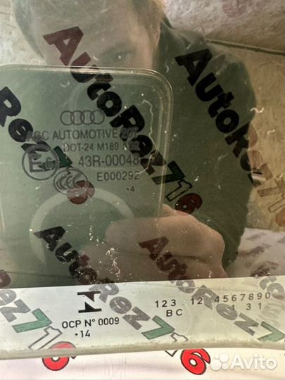 Стекло двери заднее левое Audi Q3 8U CCZ 2.0 2014