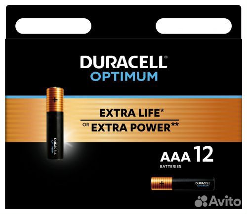 Батарея duracell LR3(AAA) в наборе 12 шт