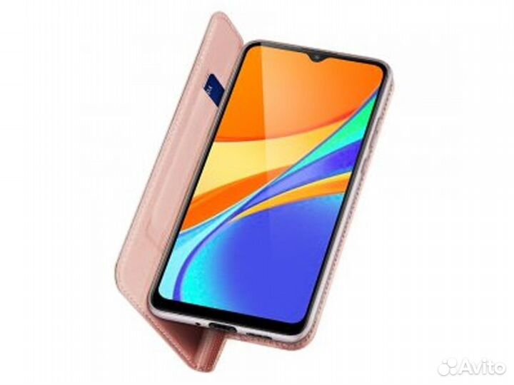Книжка Redmi 9C, розовое золото