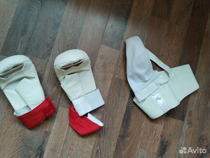 Защита колена и голени, перчатки и ракушка н