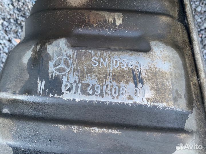 Глушитель mercedes w211