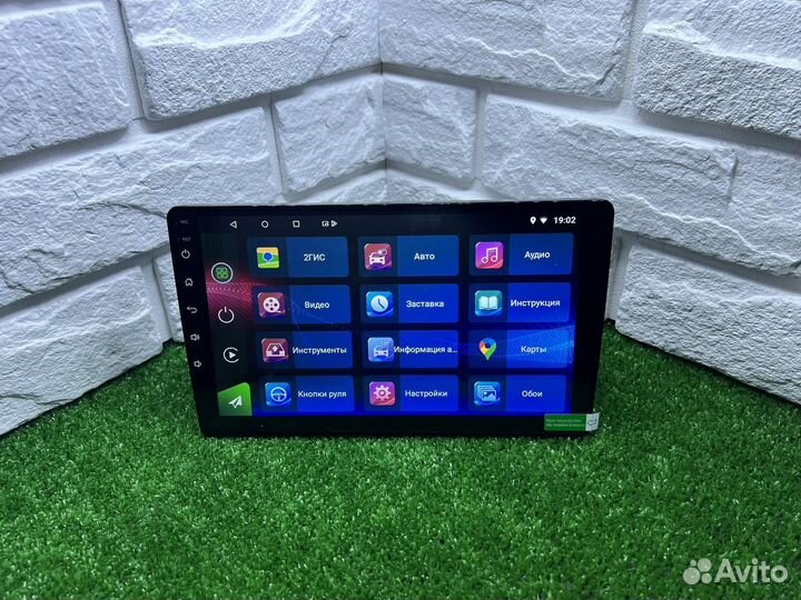 Магнитола Anroid 1DIN 2/32gb 9 дюймов