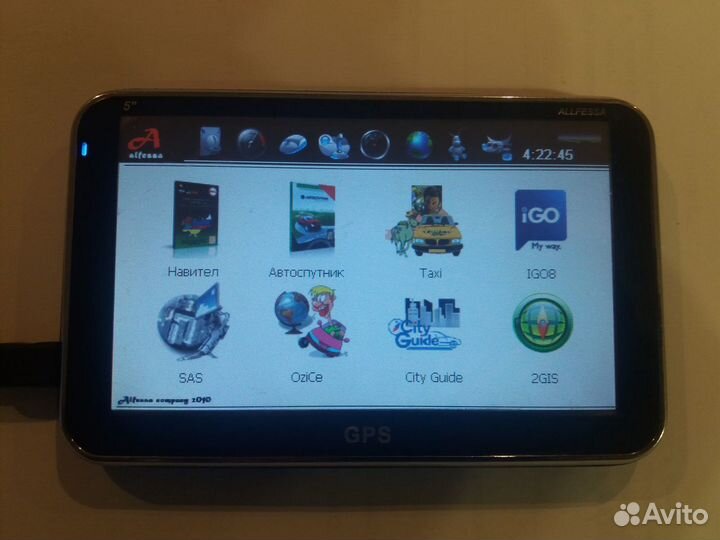Навигатор GPS Alfessa автомобильный 5