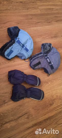 Шапка детская зимняя и краги