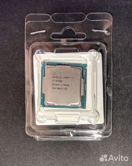 Процессор Intel core i7 8700k С башней zalman cnps