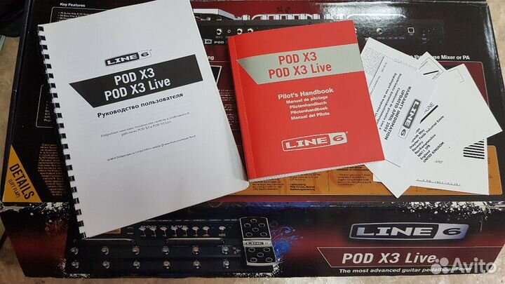 Гитарный процессор Line 6 Pod X3 Live